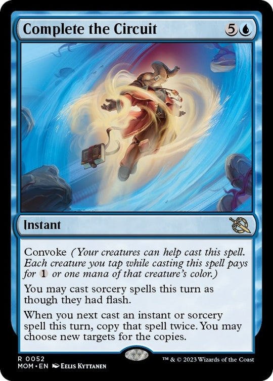 Image for Complete the Circuit (52) (MOM) - Magic: The Gathering