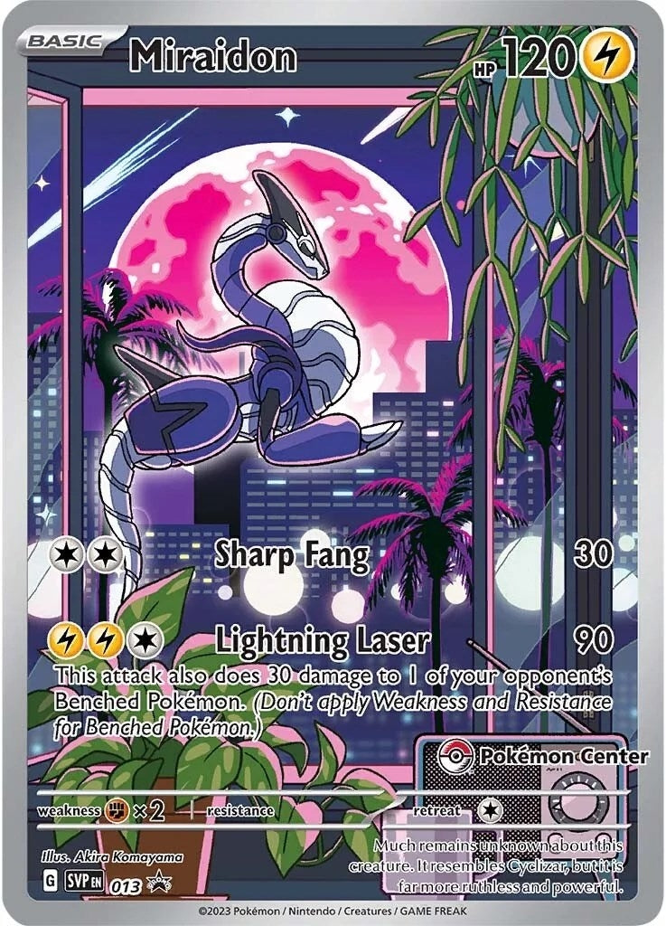 Image for Miraidon - 013 (Pokemon Center Exclusive) (013) (SVP) - Pokemon