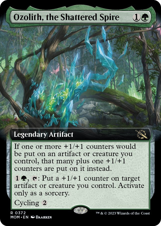Image for Ozolith, the Shattered Spire (Extended Art) (372) - Magic: The Gathering