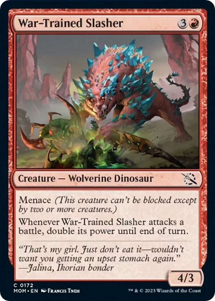 Image for War-Trained Slasher (172) - Magic: The Gathering