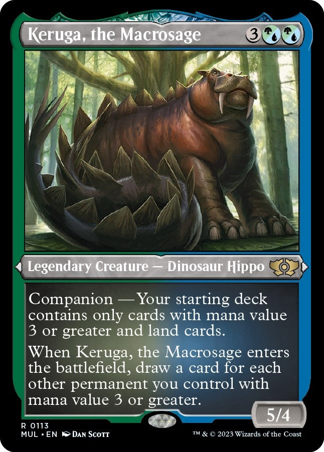 Image for Keruga, the Macrosage (Foil Etched) (113) (MUL) - Magic: The Gathering