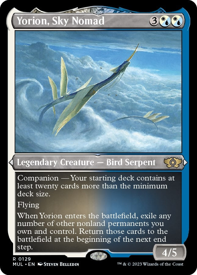 Image for Yorion, Sky Nomad (Foil Etched) (129) - Magic: The Gathering