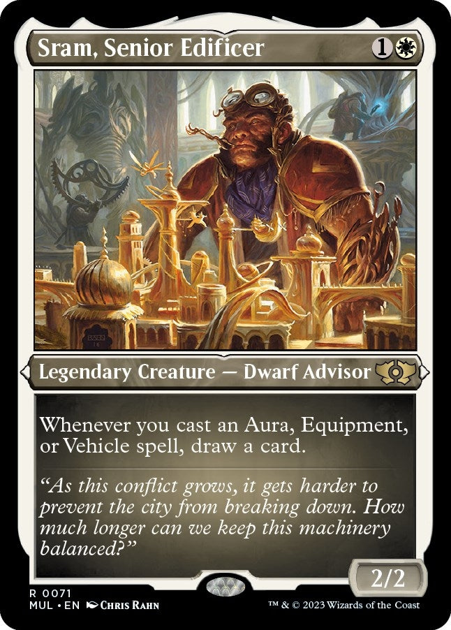 Image for Sram, Senior Edificer (Foil Etched) (71) - Magic: The Gathering