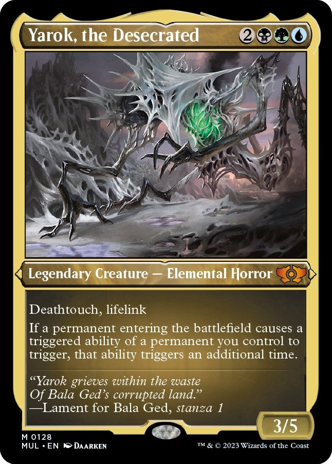 Image for Yarok, the Desecrated (Foil Etched) (128) (MUL) - Magic: The Gathering