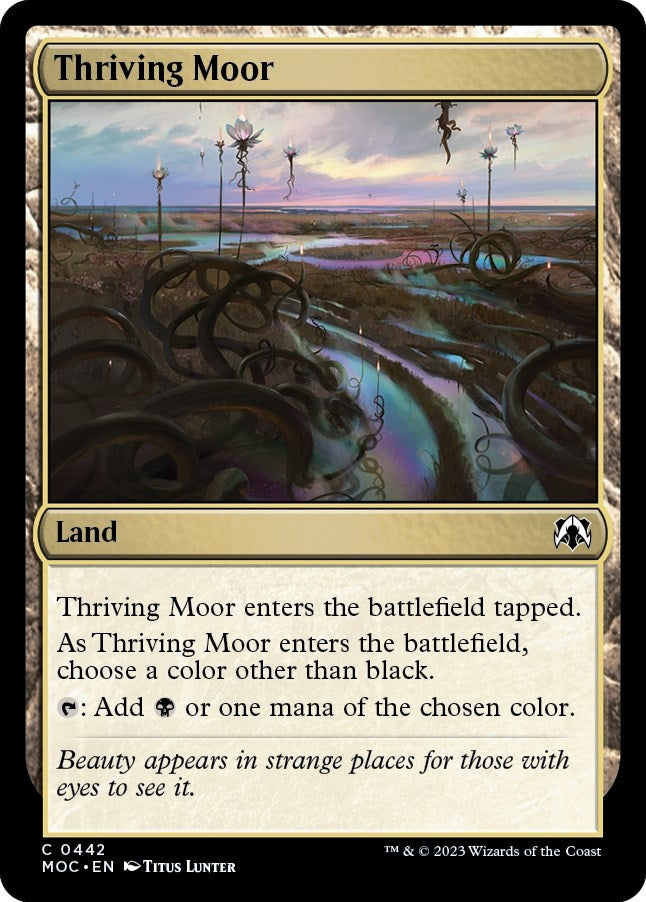 Image for Thriving Moor (442) (MOC) - Magic: The Gathering