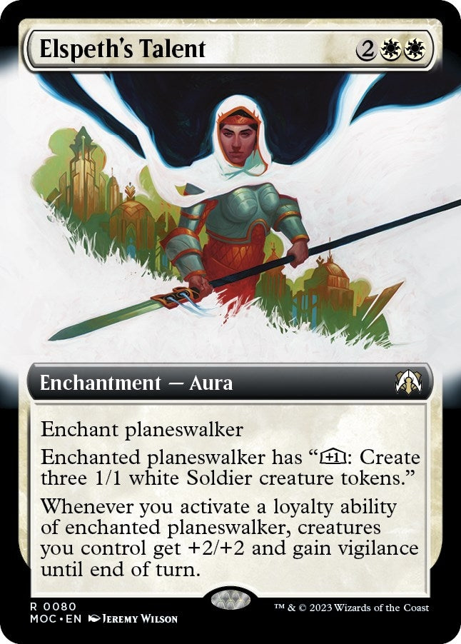 Image for Elspeth's Talent (Extended Art) (80) - Magic: The Gathering