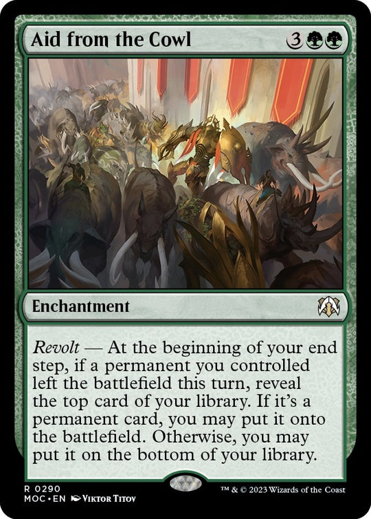 Image for Aid from the Cowl (290) (MOC) - Magic: The Gathering