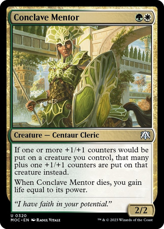 Image for Conclave Mentor (320) (MOC) - Magic: The Gathering