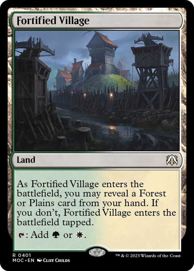 Image for Fortified Village (401) - Magic: The Gathering