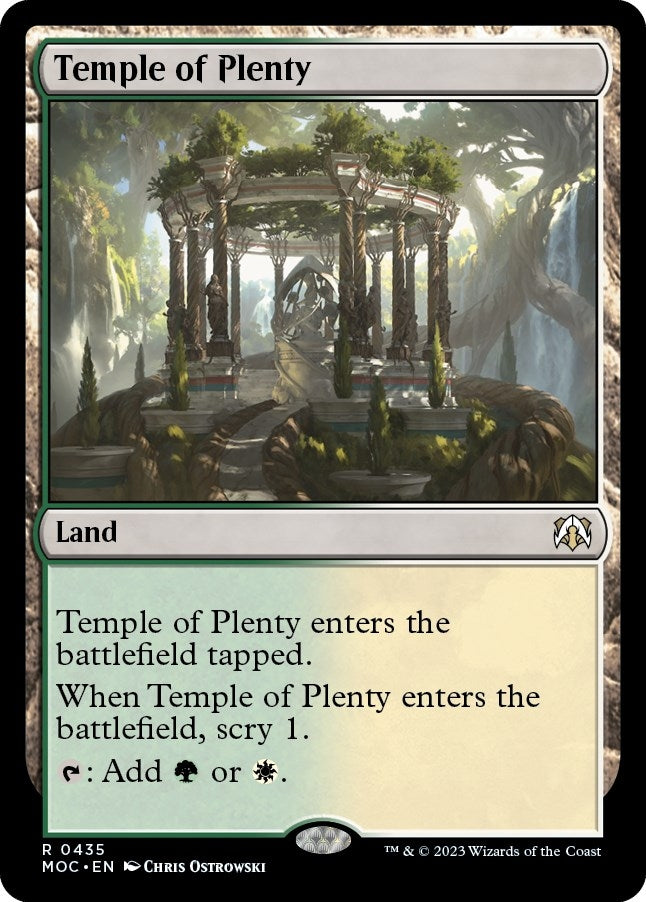 Image for Temple of Plenty (435) (MOC) - Magic: The Gathering