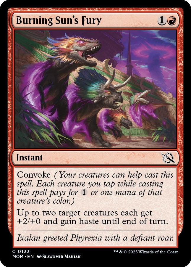 Image for Burning Sun's Fury (133) - Magic: The Gathering