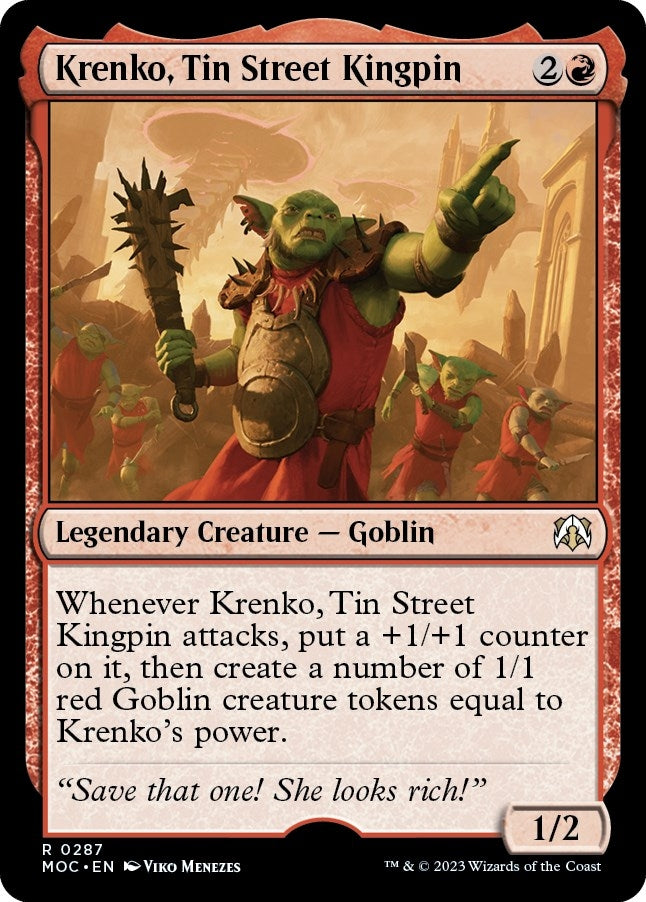 Image for Krenko, Tin Street Kingpin (287) - Magic: The Gathering