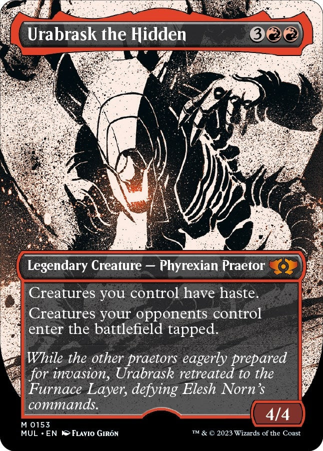 Image for Urabrask the Hidden (Halo Foil) (153) - Magic: The Gathering