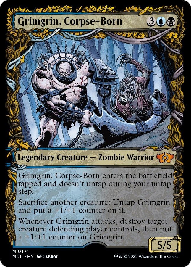 Image for Grimgrin, Corpse-Born (Halo Foil) (171) - Magic: The Gathering