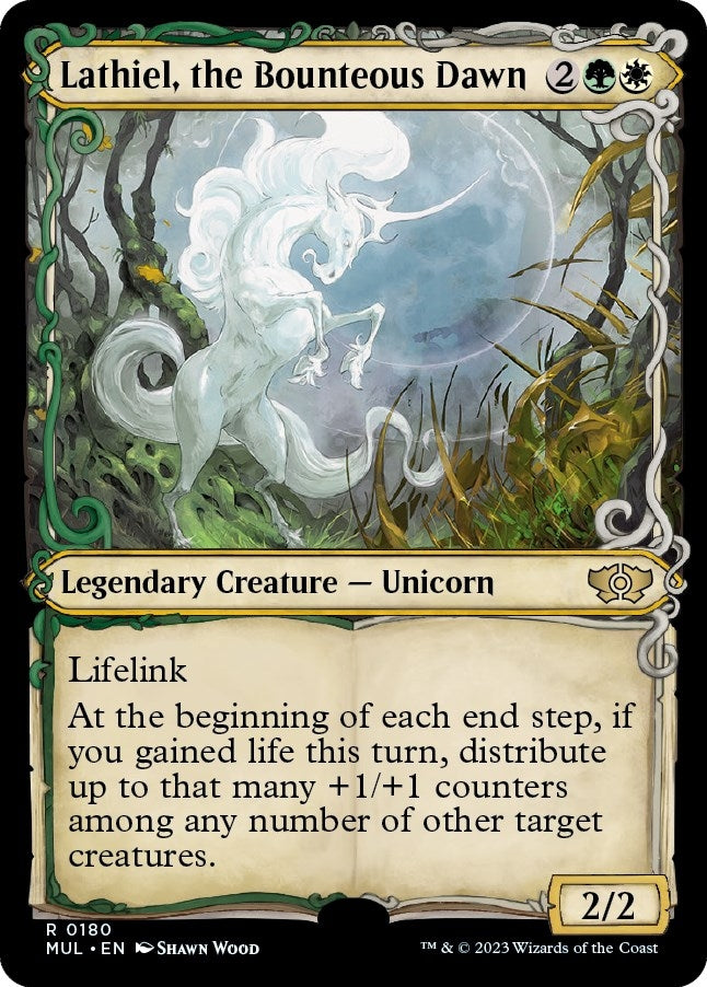 Image for Lathiel, the Bounteous Dawn (Halo Foil) (180) - Magic: The Gathering