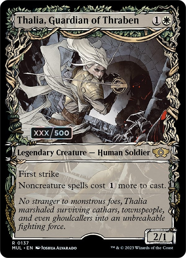 Image for Thalia, Guardian of Thraben (Serial Numbered) (137) - Magic: The Gathering