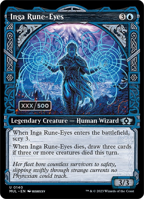 Image for Inga Rune-Eyes (Serial Numbered) (140) - Magic: The Gathering