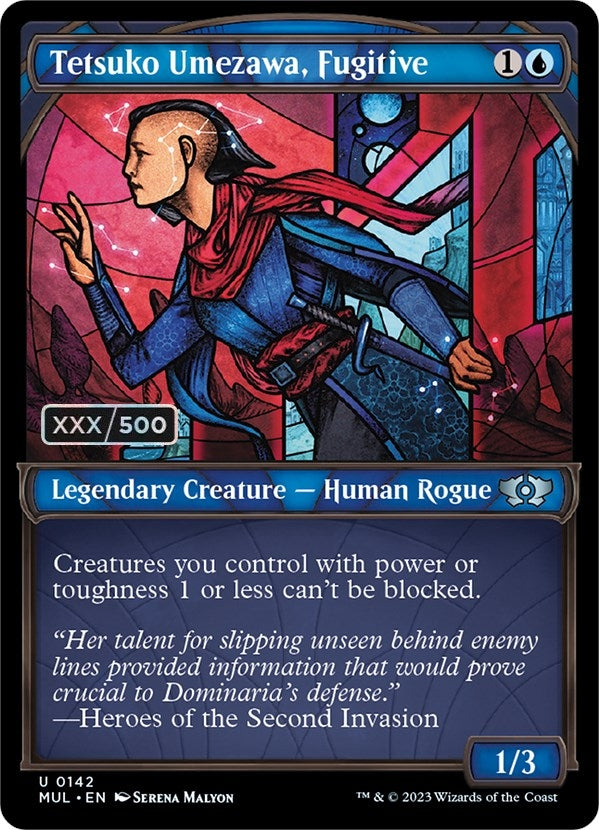 Image for Tetsuko Umezawa, Fugitive (Serial Numbered) (142) - Magic: The Gathering