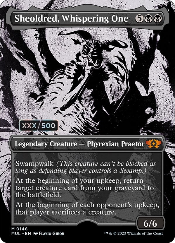 Image for Sheoldred, Whispering One (Serial Numbered) (146) - Magic: The Gathering