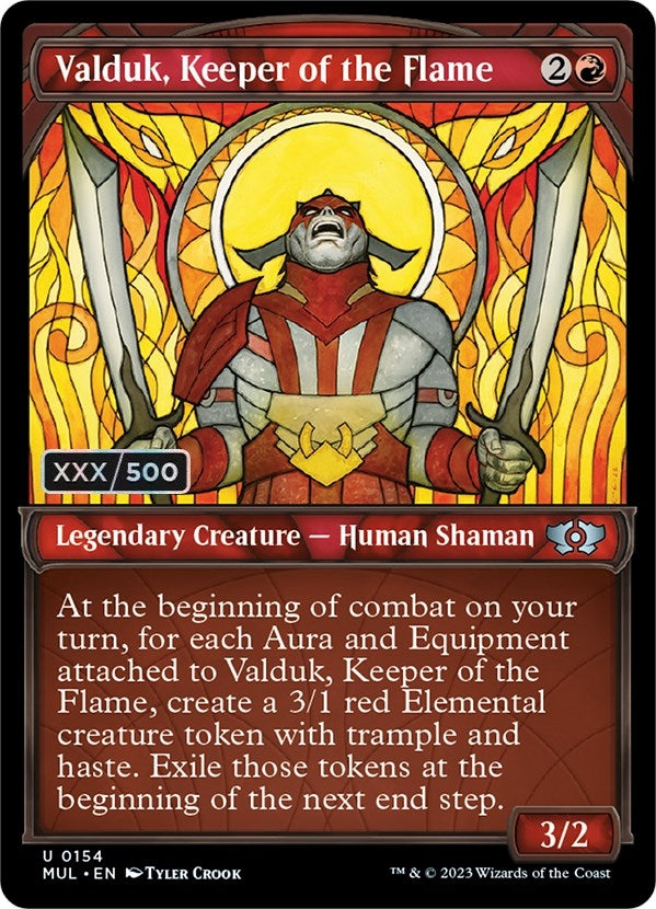 Image for Valduk, Keeper of the Flame (Serial Numbered) (154) - Magic: The Gathering