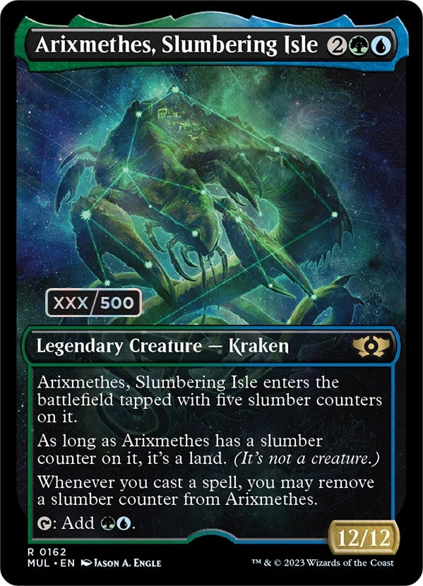 Image for Arixmethes, Slumbering Isle (Serial Numbered) (162) - Magic: The Gathering