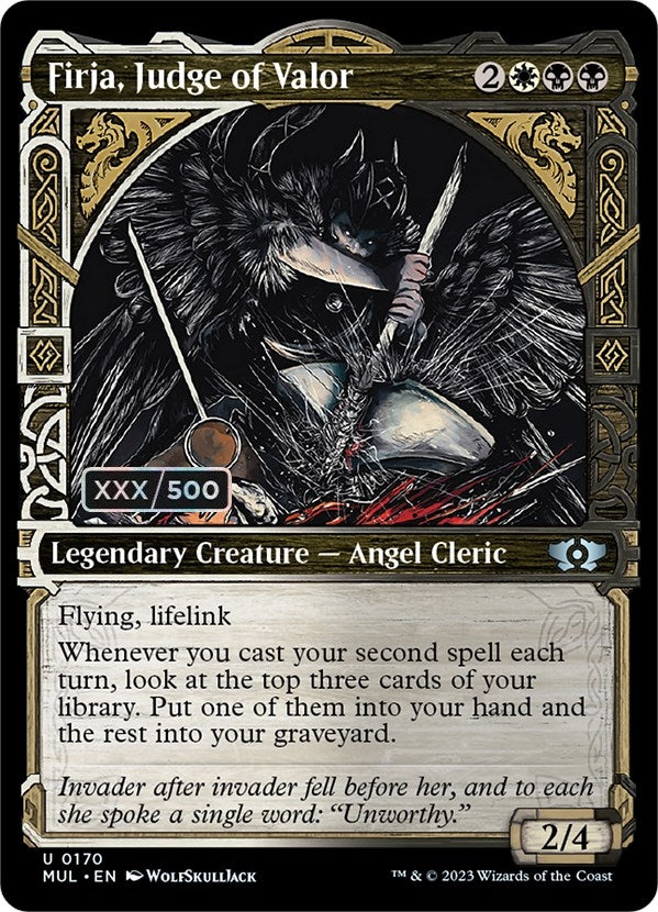 Image for Firja, Judge of Valor (Serial Numbered) (170) - Magic: The Gathering