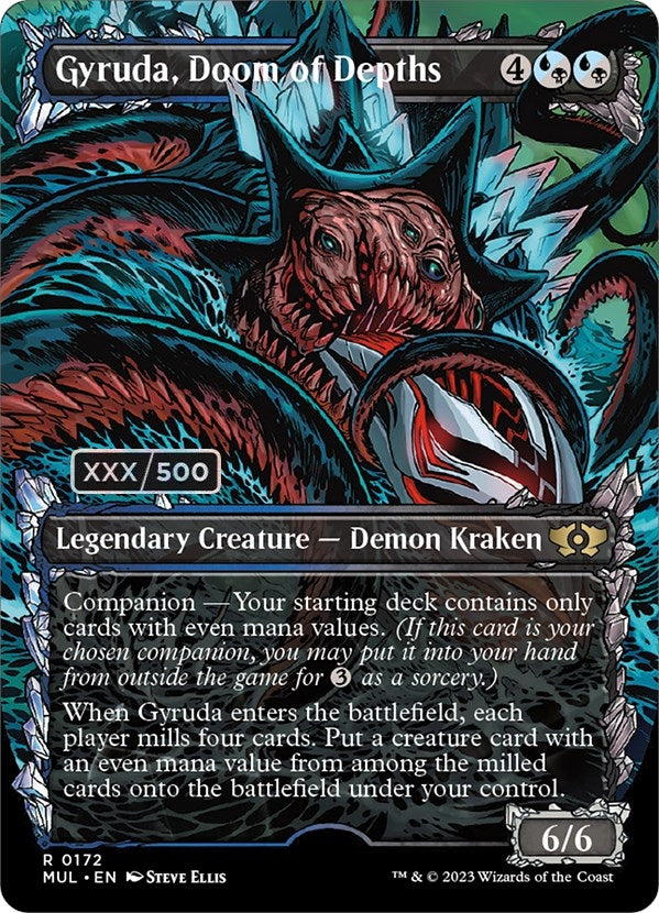 Image for Gyruda, Doom of Depths (Serial Numbered) (172) - Magic: The Gathering