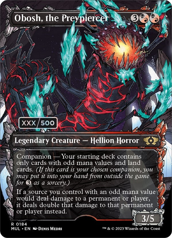 Image for Obosh, the Preypiercer (Serial Numbered) (184) - Magic: The Gathering
