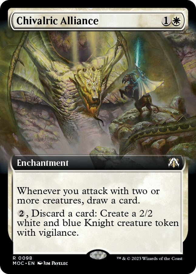 Image for Chivalric Alliance (Extended Art) (98) - Magic: The Gathering