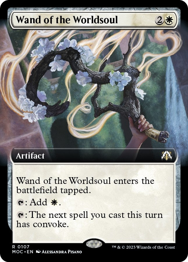 Image for Wand of the Worldsoul (Extended Art) (107) - Magic: The Gathering
