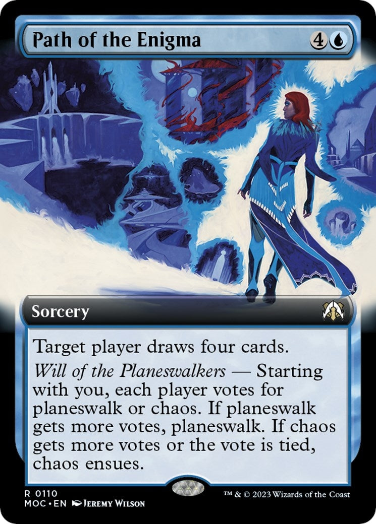 Image for Path of the Enigma (Extended Art) (110) - Magic: The Gathering