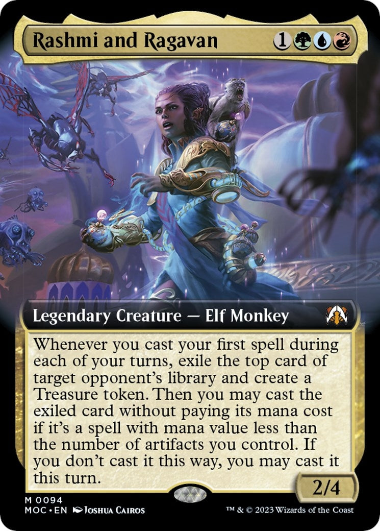 Image for Rashmi and Ragavan (Extended Art) (94) (MOC) - Magic: The Gathering