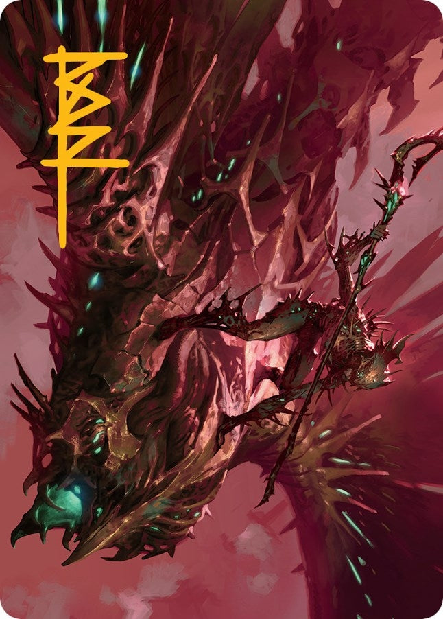 Image for Skyclave Invader Art Card (Gold-Stamped Signature) (18) (ASMOM) - Magic: The Gathering