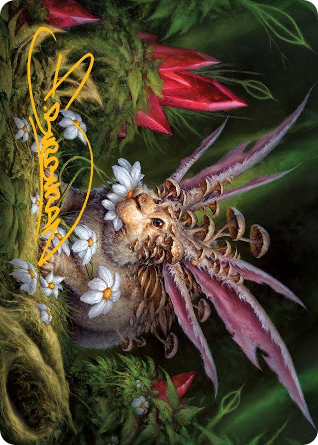 Image for Placid Rottentail Art Card (Gold-Stamped Signature) (39) (ASMOM) - Magic: The Gathering