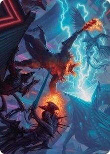 Image for Hidetsugu and Kairi Art Card (45) - Magic: The Gathering