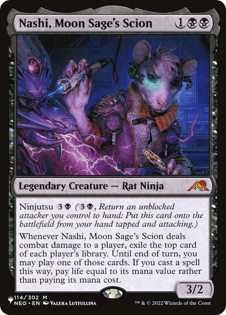 Image for Nashi, Moon Sage's Scion (114/302) (LIST) - Magic: The Gathering