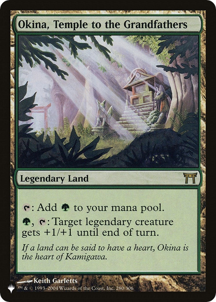 Image for Okina, Temple to the Grandfathers (280/306) - Magic: The Gathering