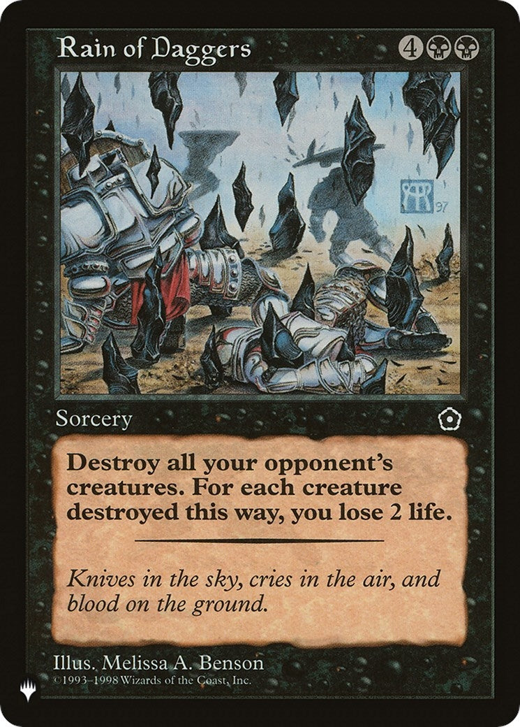 Image for Rain of Daggers (LIST) - Magic: The Gathering