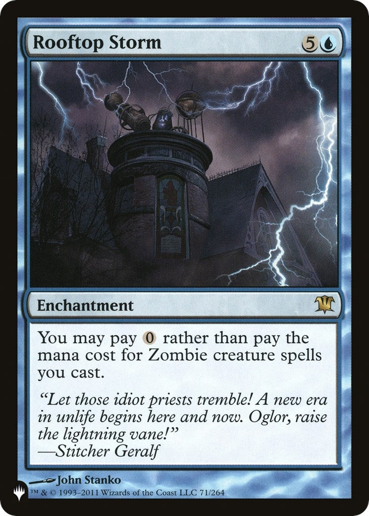 Image for Rooftop Storm (71/264) (LIST) - Magic: The Gathering