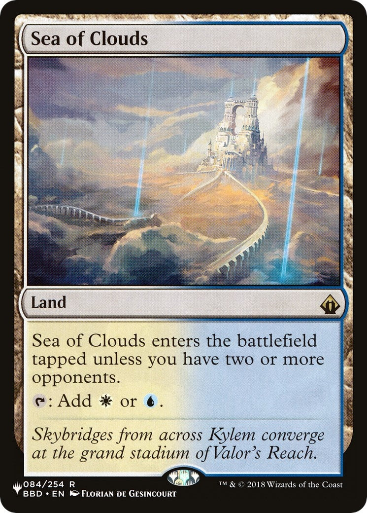 Image for Sea of Clouds (084/254) (LIST) - Magic: The Gathering
