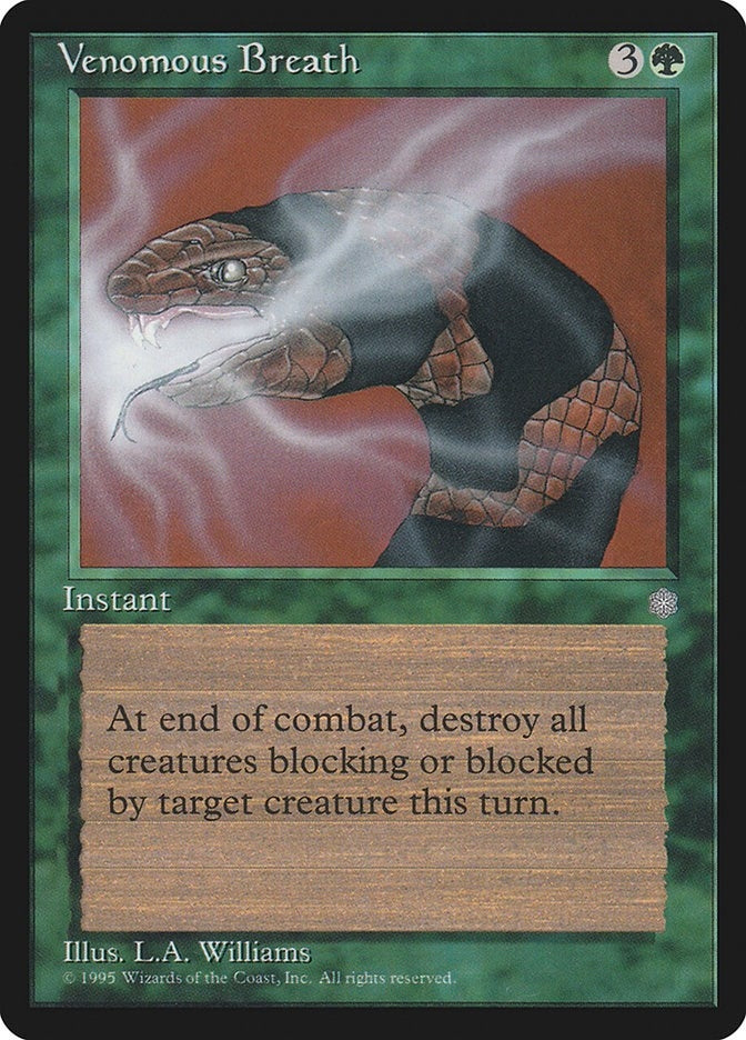 Image for Venomous Breath - Magic: The Gathering