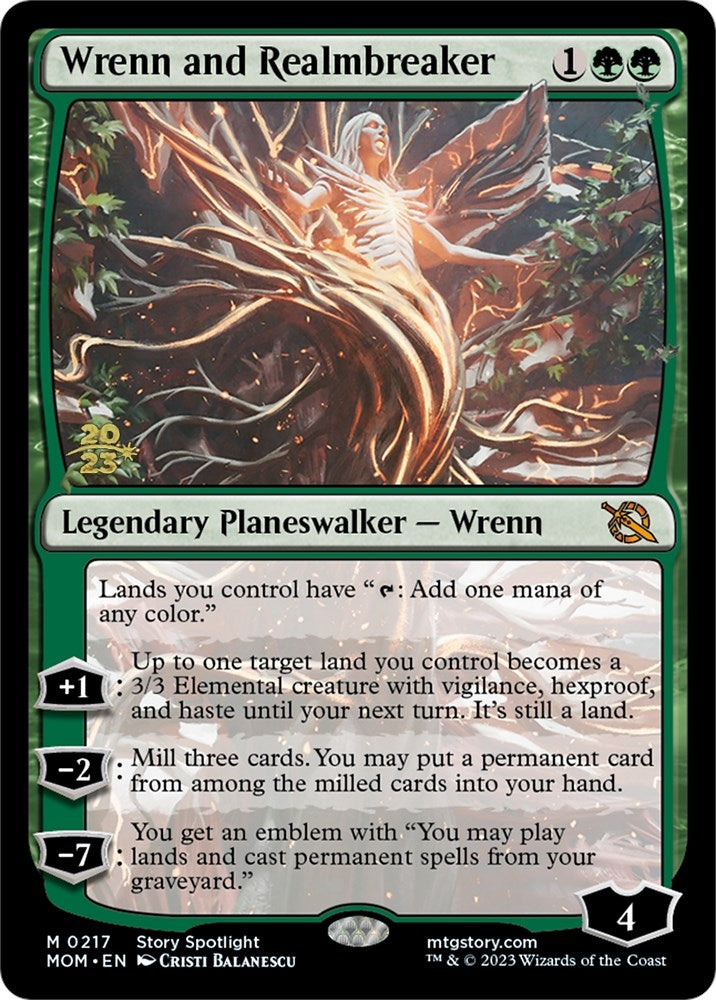 Image for Wrenn and Realmbreaker (217) - Magic: The Gathering