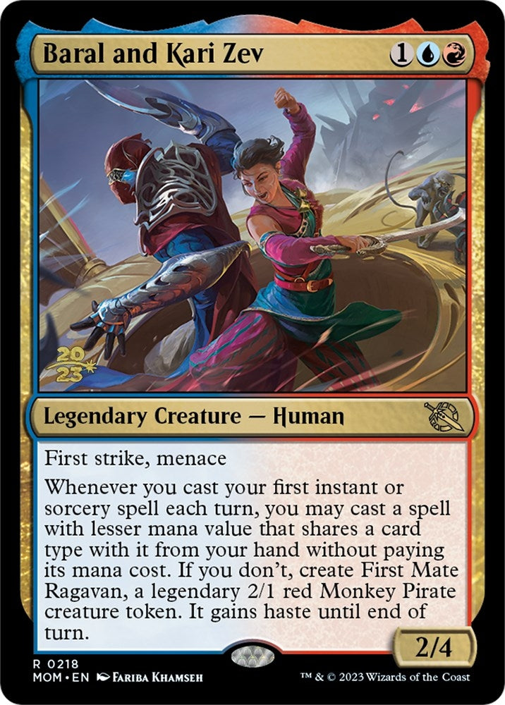 Image for Baral and Kari Zev (218) - Magic: The Gathering