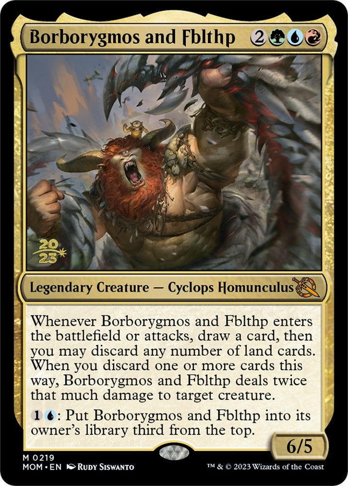 Image for Borborygmos and Fblthp (219) - Magic: The Gathering