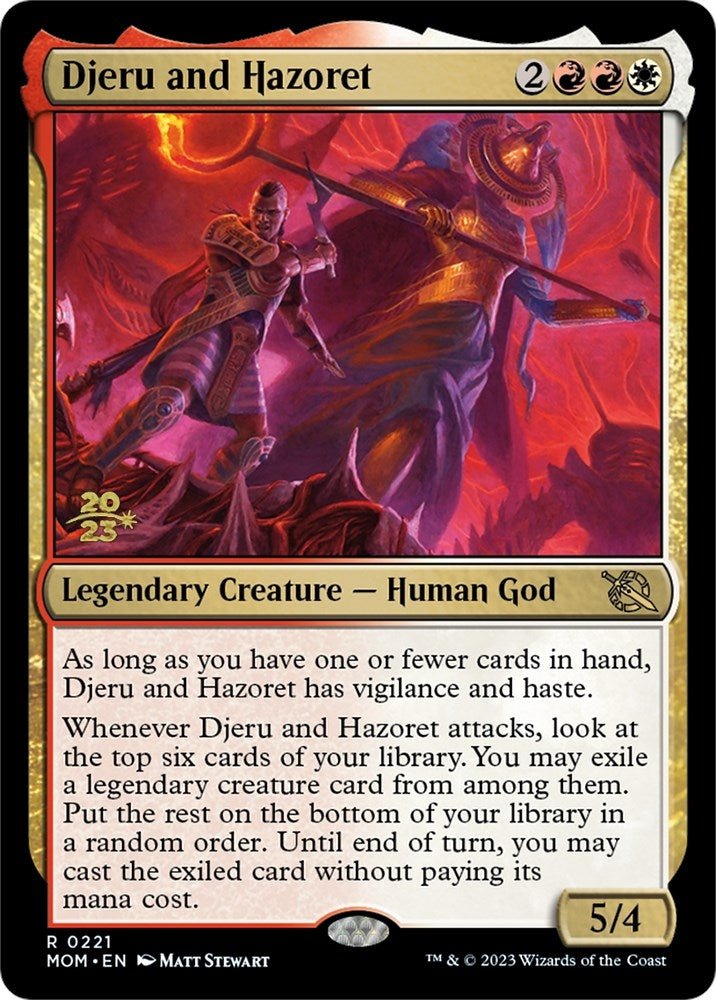 Image for Djeru and Hazoret (221) - Magic: The Gathering