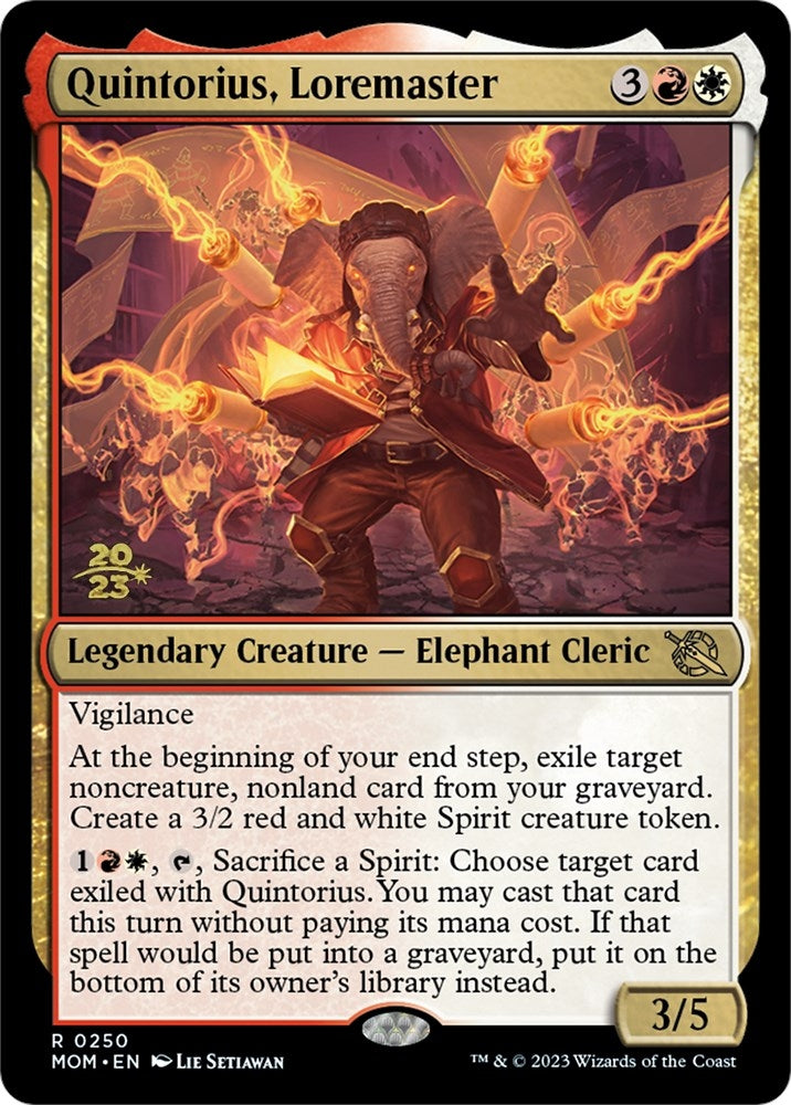 Image for Quintorius, Loremaster (250) - Magic: The Gathering