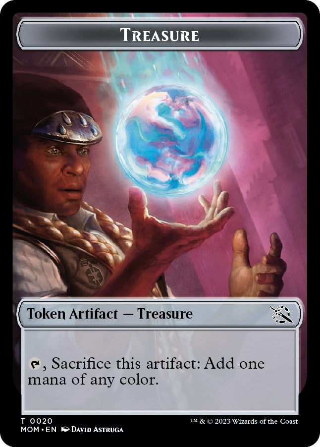 Image for Treasure (0020) // Thopter Double-Sided Token (20 // 19) - Magic: The Gathering