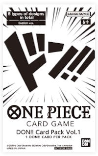 Image for DON!! Card Pack Vol. 1 - One Piece Card Game