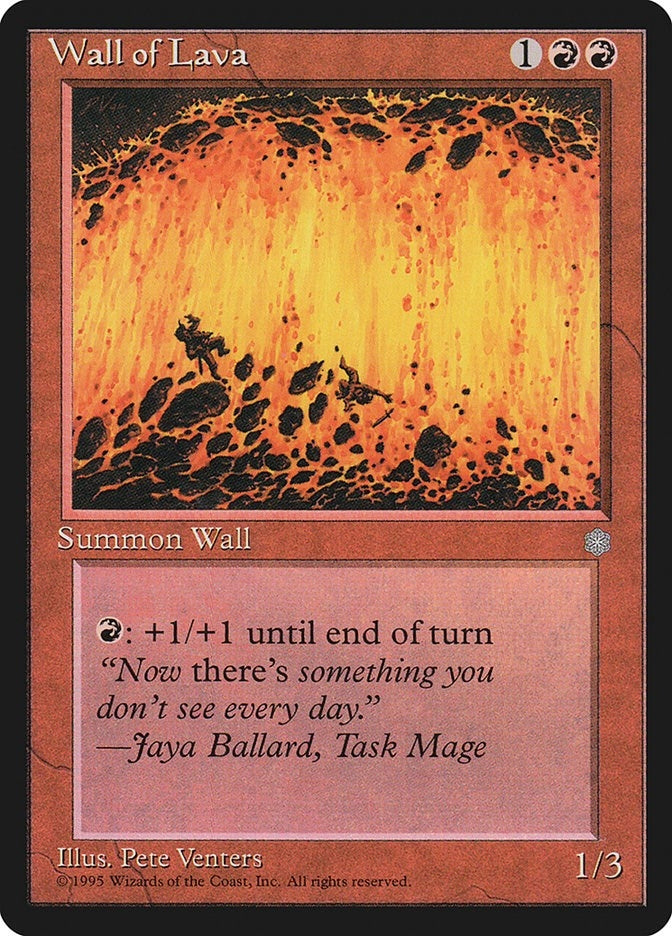 Image for Wall of Lava - Magic: The Gathering