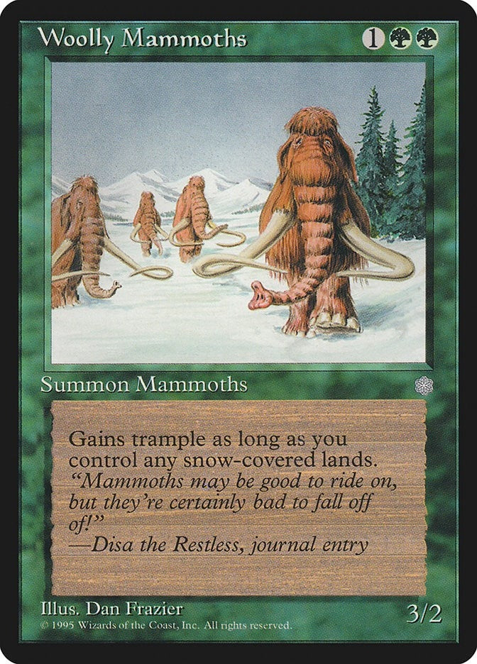 Image for Woolly Mammoths - Magic: The Gathering